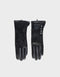 Women Leather Gloves | Grey/Black